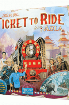 aventureros al tren asia juego de mesa